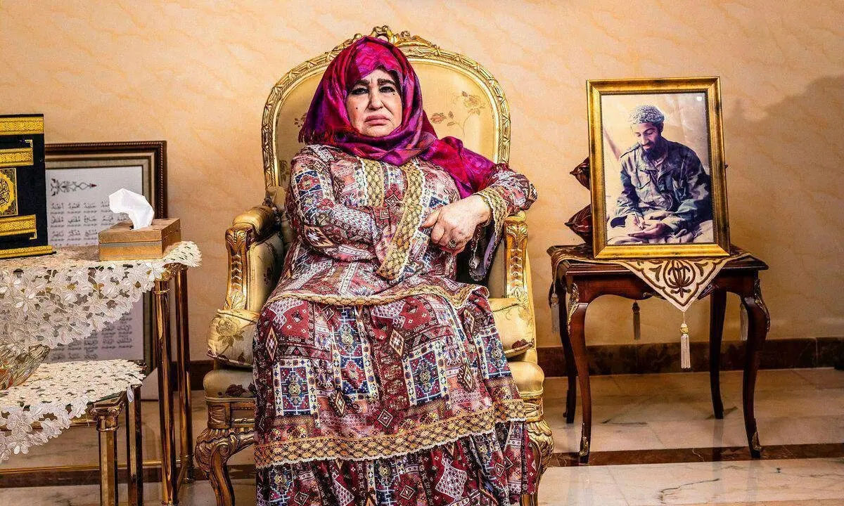 تصویر دیده نشده از مادر بن لادن