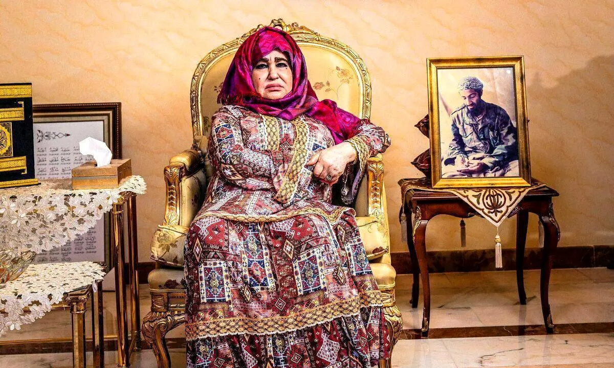 تصویر دیده نشده از مادر بن لادن