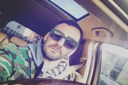سلفی نیما شعبان نژاد با تیپ پلنگی!