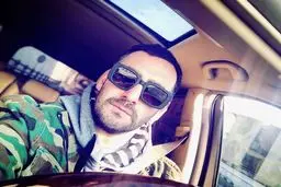 سلفی نیما شعبان نژاد با تیپ پلنگی!