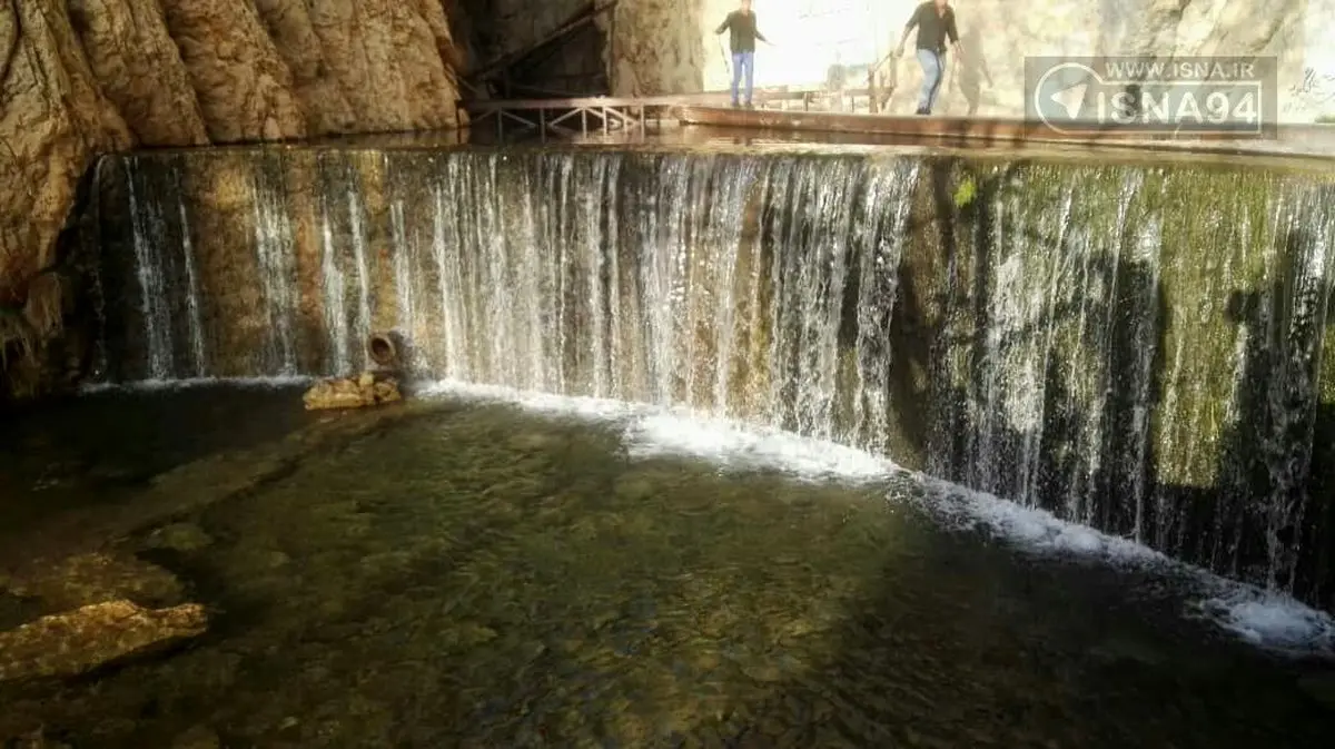 عکس دیدنی آبشار یاسوج / عکس