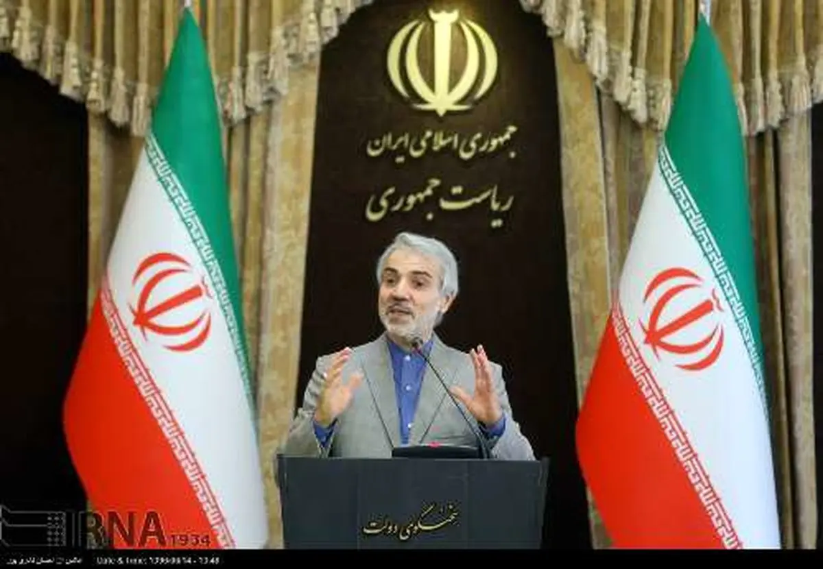 تصاویری از حواشی نشست خبری سخنگوی دولت