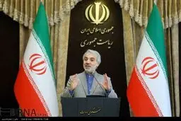 تصاویری از حواشی نشست خبری سخنگوی دولت