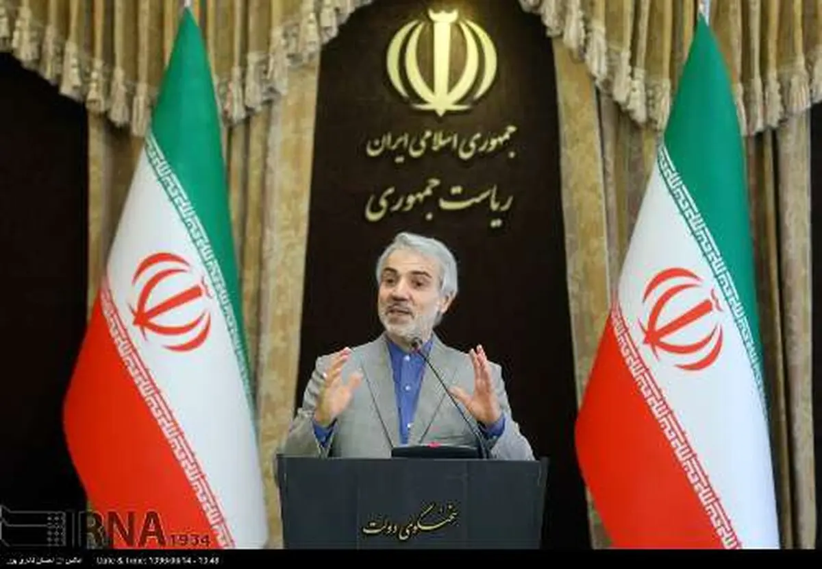 تصاویری از حواشی نشست خبری سخنگوی دولت