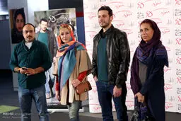 تیپ متفاوت آنا نعمتی در اکران یک فیلم/عکس