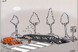 کاریکاتور/ متکدی میلیاردر!