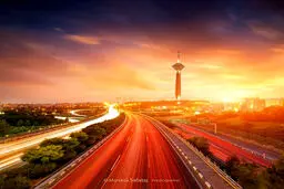 عکس / عکسی زیبا از برج میلاد تهران