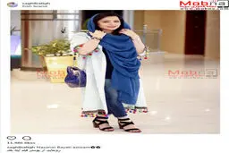 پوشش نازنین بیاتی در اکران یک فیلم در جزیره کیش/ عکس