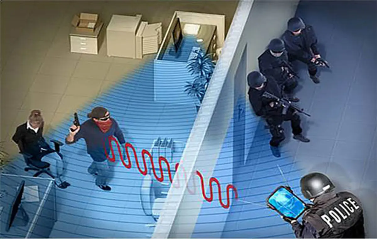 تکنولوژی مشاهده افراد پشت دیوار (+عکس)