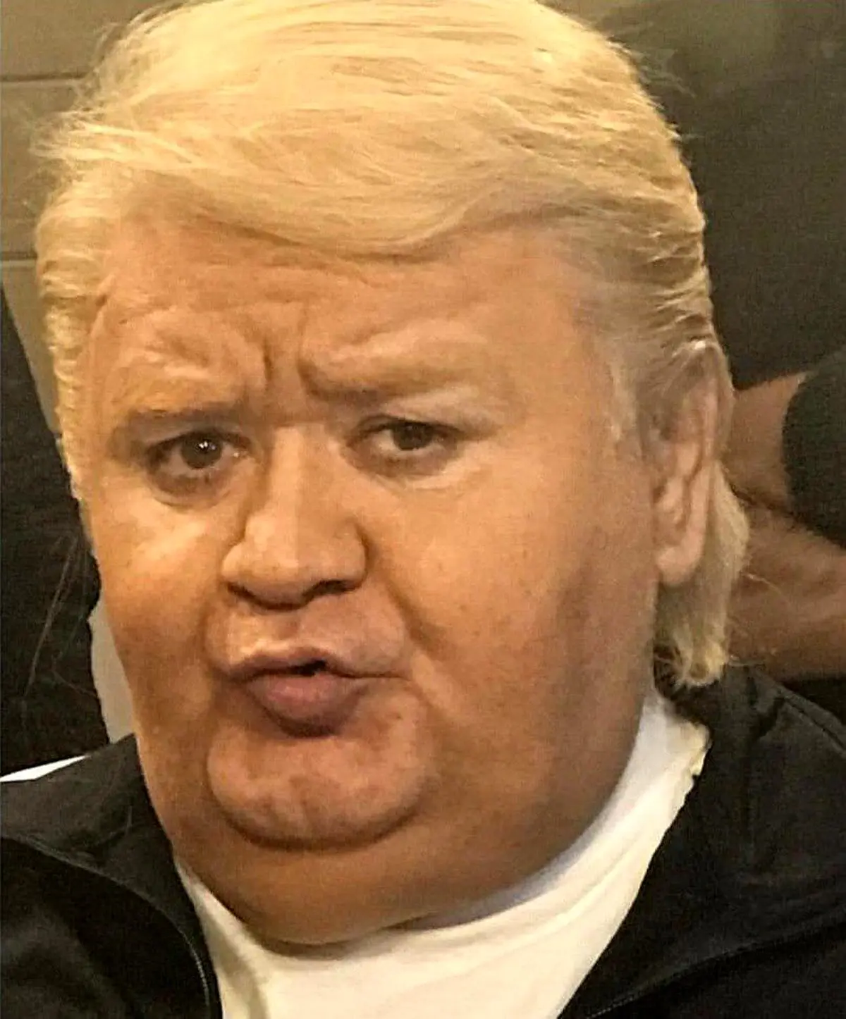 اکبر عبدی، دونالد ترامپ شد/عکس