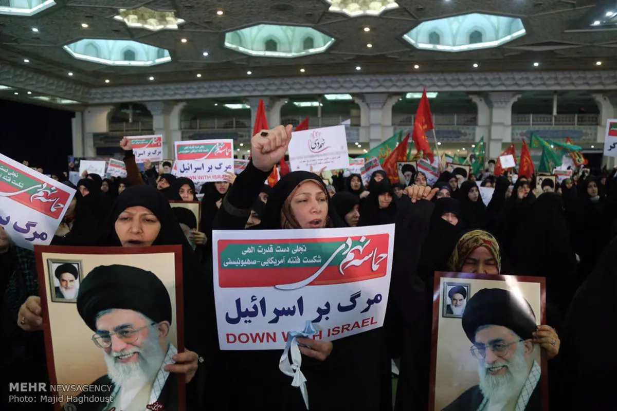 تصاویری از گردهمایی نه دی در مصلی تهران