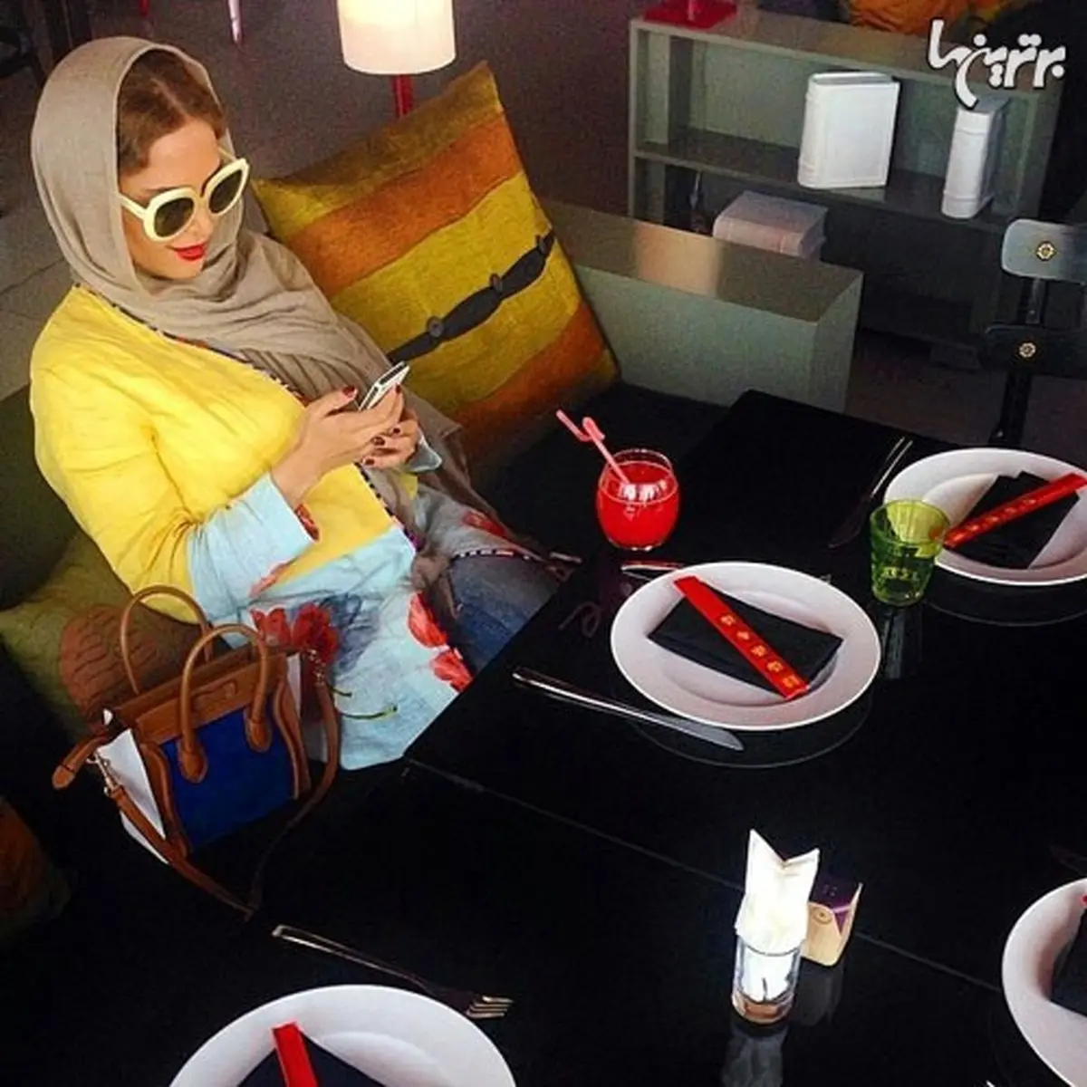 عکس الناز شاکر دوست در صفحه "بچه پولدارهای تهران" !