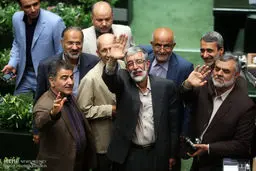 خداحافظی حدادعادل با مجلس/ عکس