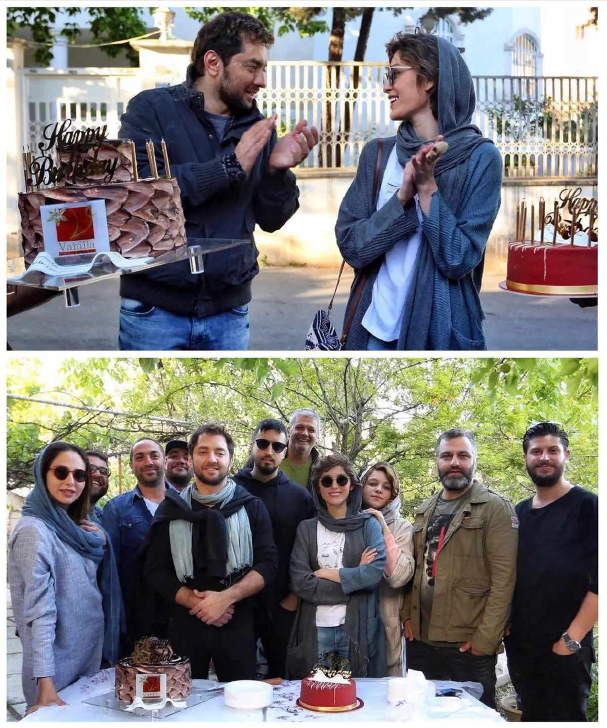 تصویری از جشن تولد خاص بهرام رادان
