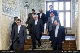 دیدار وزیر توسعه قزاقستان با ظریف/ تصاویر