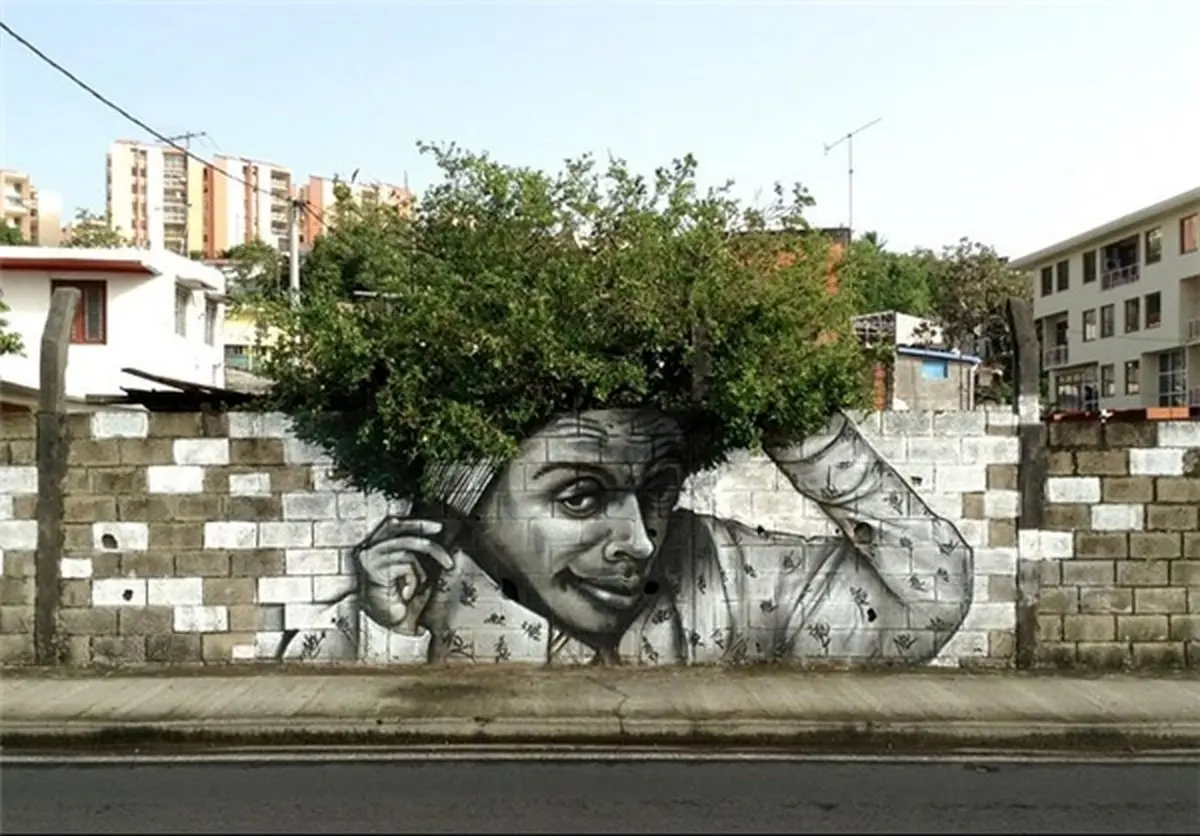 جلوه هایی زیبا از ادغام آثار هنری خیابانی با طبیعت /تصاویر