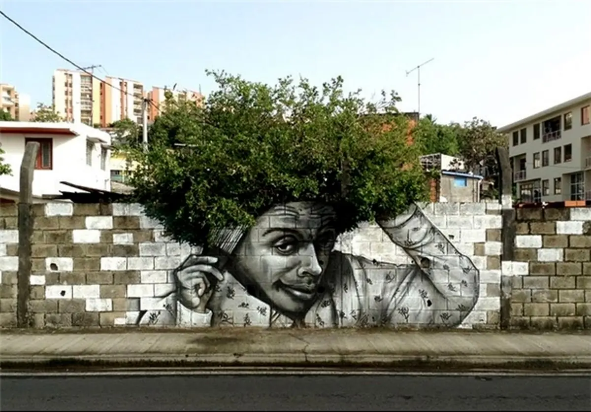 جلوه هایی زیبا از ادغام آثار هنری خیابانی با طبیعت /تصاویر