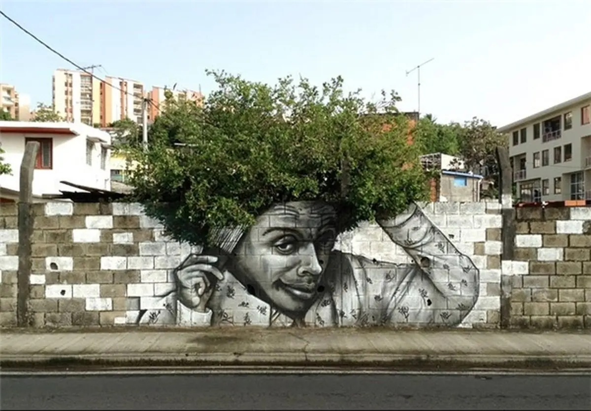 جلوه هایی زیبا از ادغام آثار هنری خیابانی با طبیعت /تصاویر