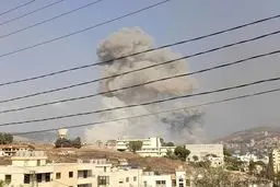 لحظه انفجار موشک آمریکایی نزدیکی زمین و شهادت مردم