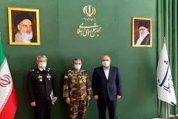 فرمانده کل ارتش با رئیس مجلس شورای اسلامی دیدار کرد