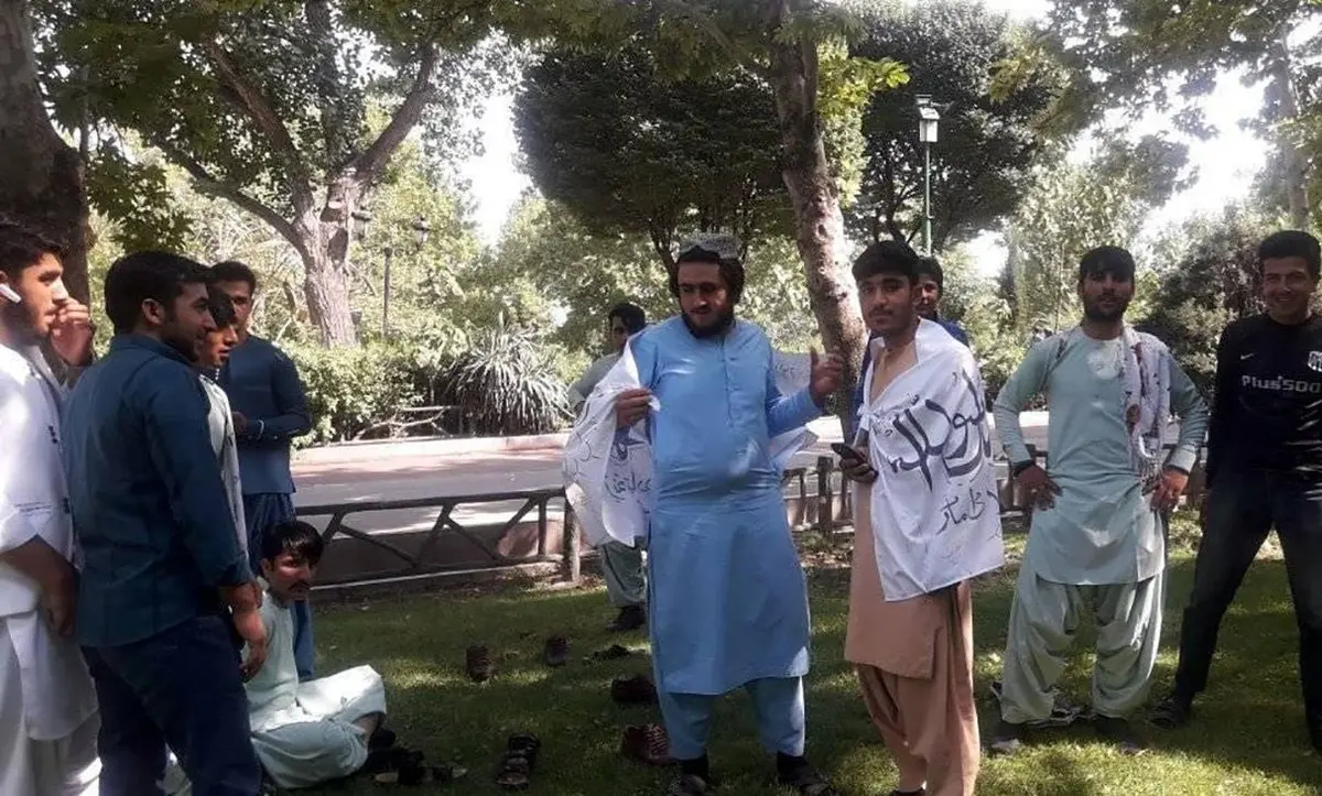 تجمع حامیان طالبان در پارک ملت تهران + عکس و جزئیات