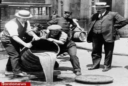 عکس: برخورد پلیس نیویورک با فروشندگان مشروبات الکلی