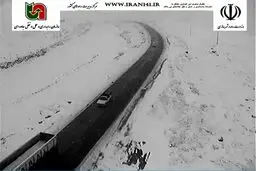 بارش برف در استان اردبیل/عکس