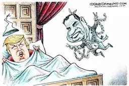 کابوس شبانه ترامپ را ببینید!