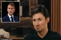 رئیس‌جمهور فرانسه برای مالک تلگرام دام پهن کرد؟