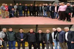 عکس یادگاری پژمان جمشیدی با پرسپولیسی ها