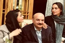 تیپ «آقای مجری» در کنار دخترانش /عکس