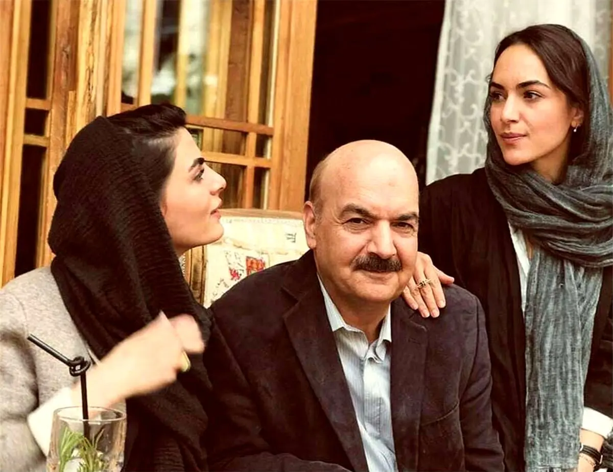 تیپ «آقای مجری» در کنار دخترانش /عکس