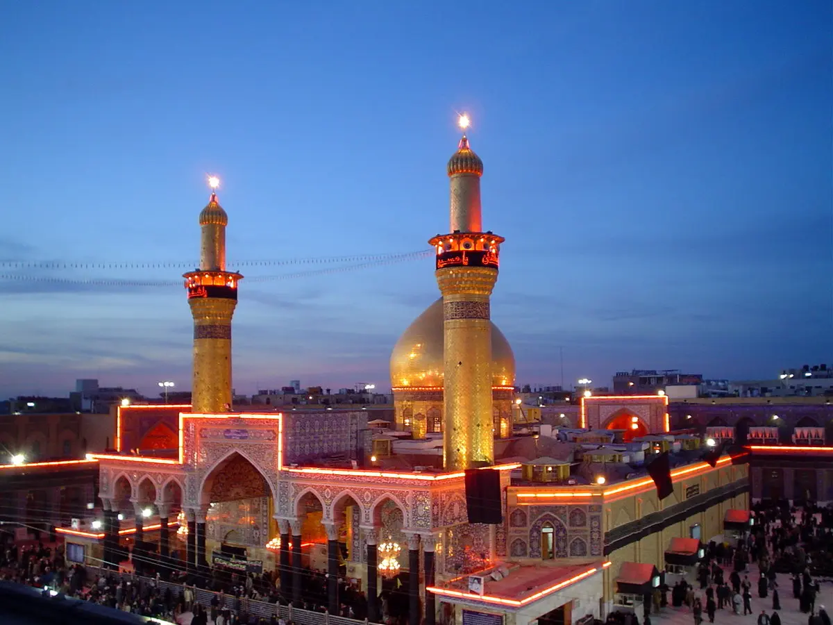 عکسی زیبا از حرم امام حسین (ع)