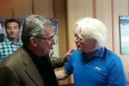 برانکو و شفر در آغوش هم/عکس