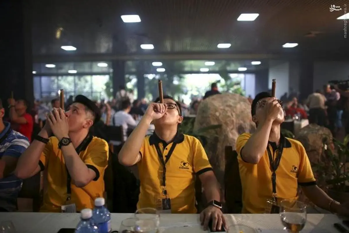 عکس/ جشنواره‌ای ویژه سیگاری‌ها