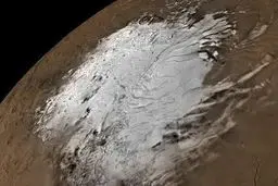 کشف دریاچه بزرگ آب مایع در مریخ/عکس