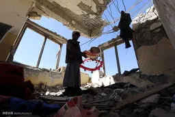تصاویری دردناک از فقر و جنگ در یمن