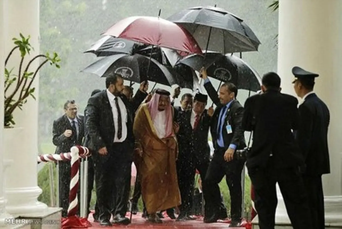 حواشی سفر پرهزینه پادشاه عربستان/تصاویر