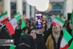 کفن پوشان در جمکران | تصاویر تجدید بیعت امت با ولایت