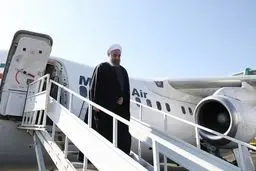 حواشی تصویری سفر روحانی به سمنان