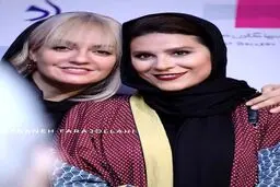 تصویری از تیپ و میکاپ جدید مهناز افشار در کنار سحر دولتشاهی