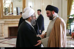 دیدار عمار حکیم با رییس قوه قضاییه/ تصاویر