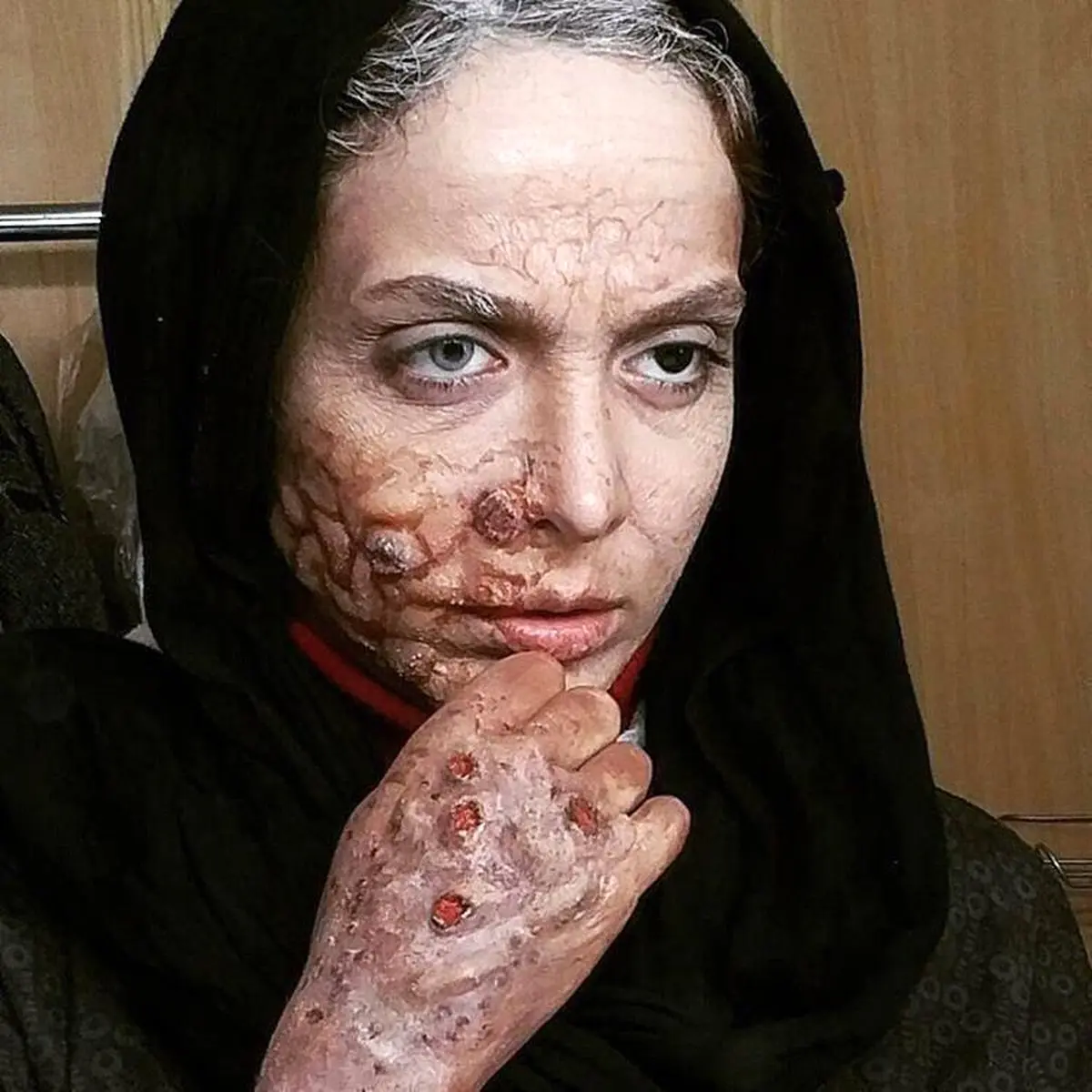 گریم ترسناک و متفاوت مهناز افشار/عکس