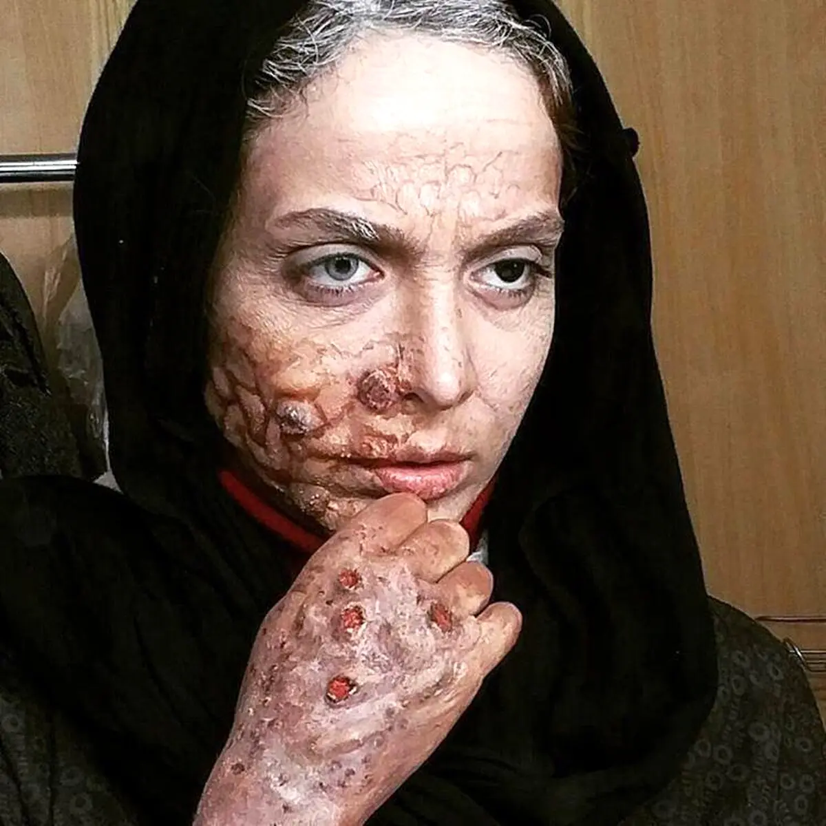 گریم ترسناک و متفاوت مهناز افشار/عکس