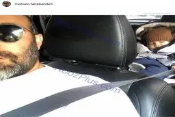 سلفی نقی معمولی با پسر واقعی‌اش! +عکس