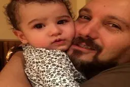 تصویر دیدنی از کامبیز دیرباز به همراه دخترش