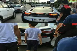 تصادف خودروی دو میلیاردی در مازندران/ عکس