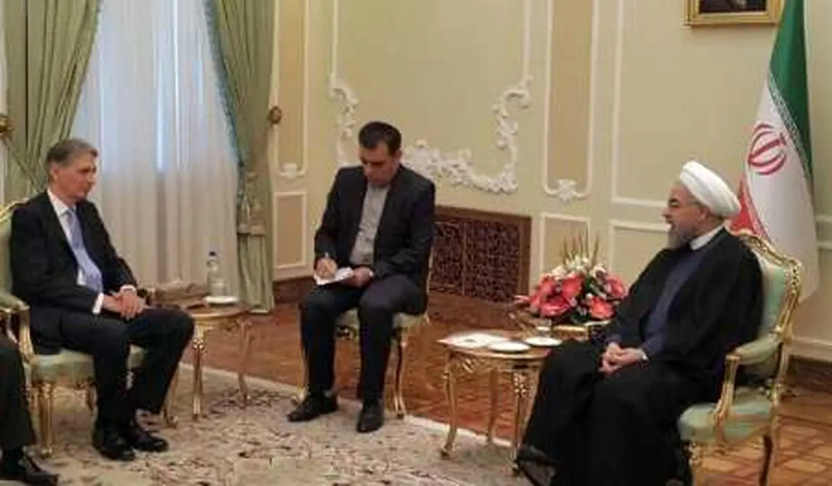 دیدار وزیر خارجه انگلیس با رییس جمهور+عکس