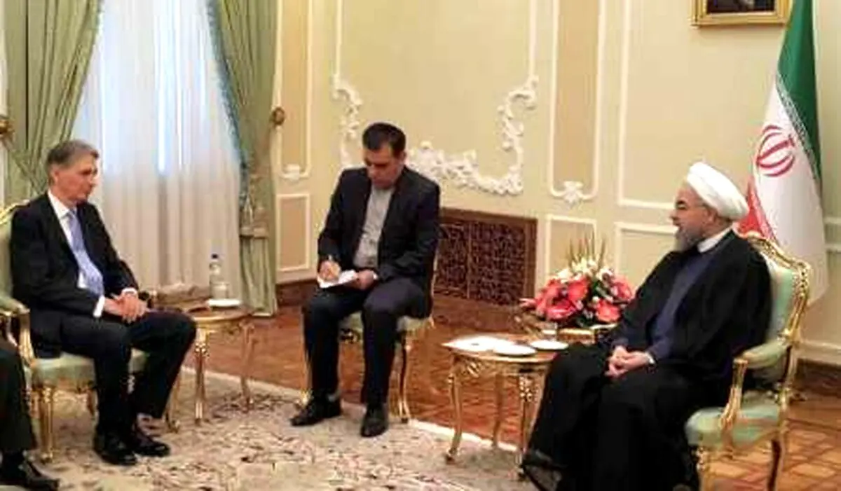 دیدار وزیر خارجه انگلیس با رییس جمهور+عکس
