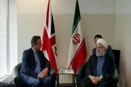روحانی و کامرون در یک قاب/عکس